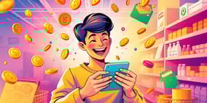 Utilize programas de cashback em compras recorrentes