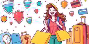 Aproveite seguros embutidos em viagens e compras