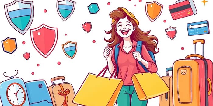 Aproveite seguros embutidos em viagens e compras