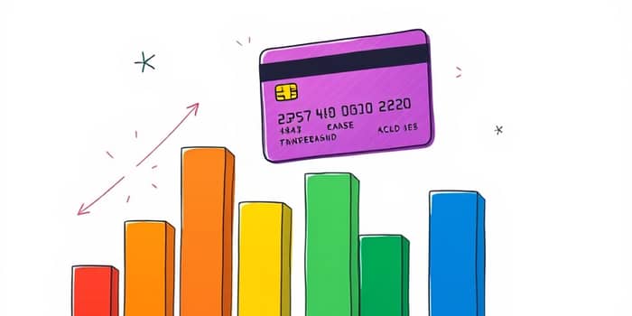 Analise o impacto do uso do cartão no score de crédito