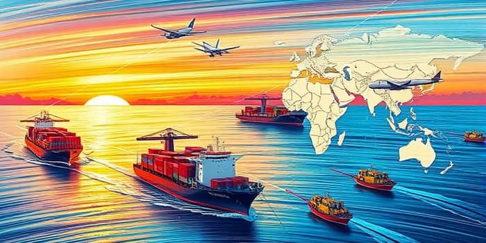 Crescimento das exportações asiáticas altera fluxo global de capitais